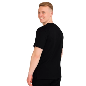 Bluza chirurgiczna bawełna 100% czarna roz. XXL